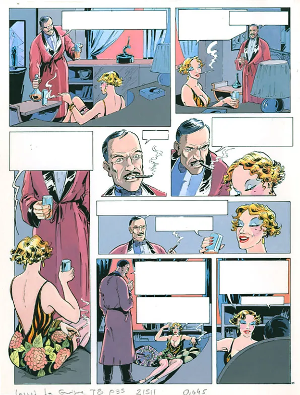 Color layout, Louis la Guigne, Fureur (T.8), Jean-Paul Dethorey