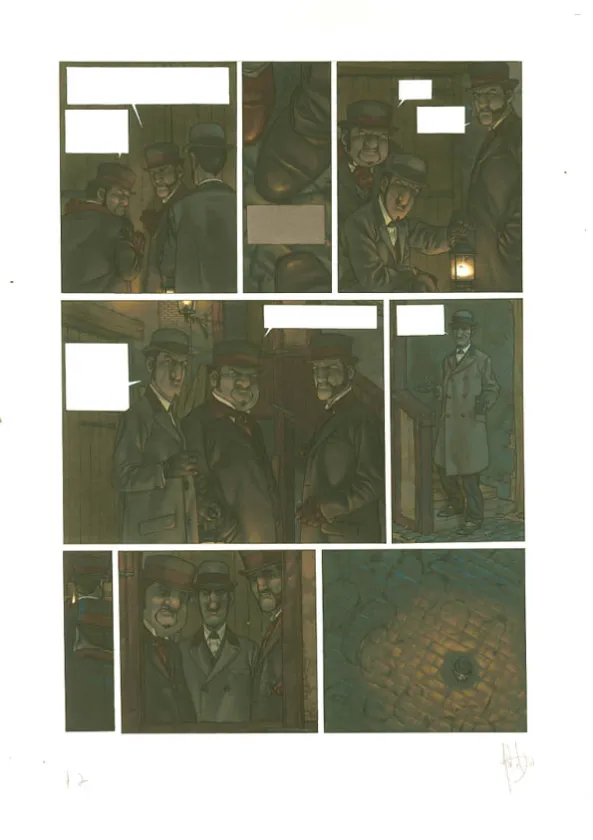 Planche couleur, Le Marteau des sorcières, Man Aces Cemjk (T.2), Jean-Christophe Thibert
