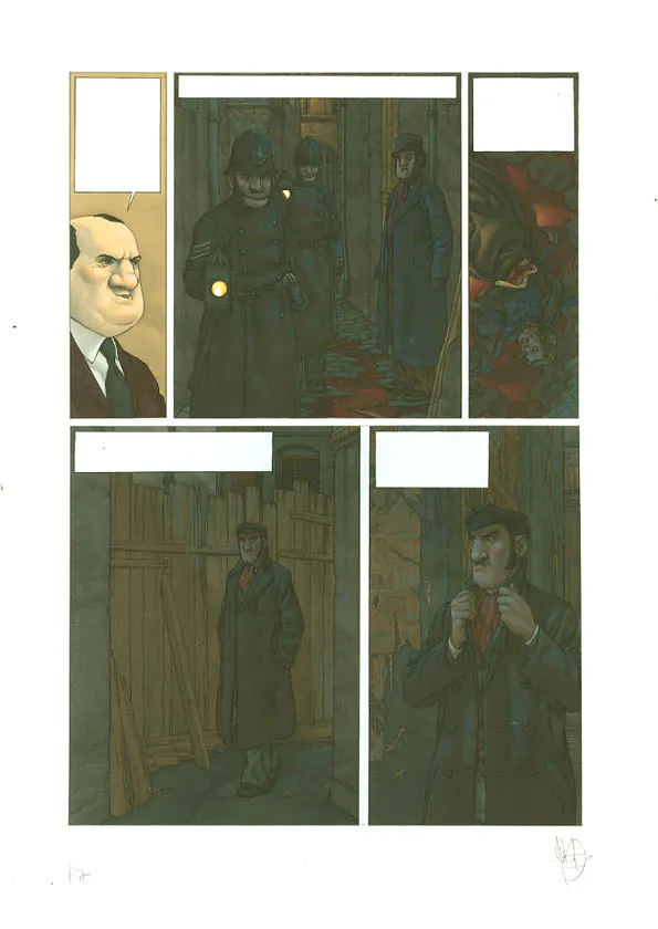 Planche couleur, Le Marteau des sorcières, Man Aces Cemjk (T.2), Jean-Christophe Thibert