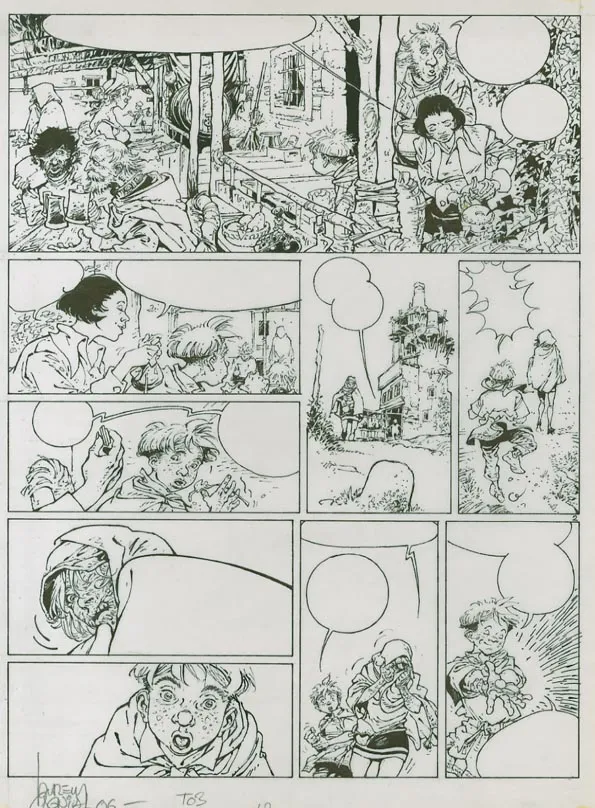 Planche noir et blanc, Vauriens, Justine des Dieux (T.3), Laurent Cagniat
