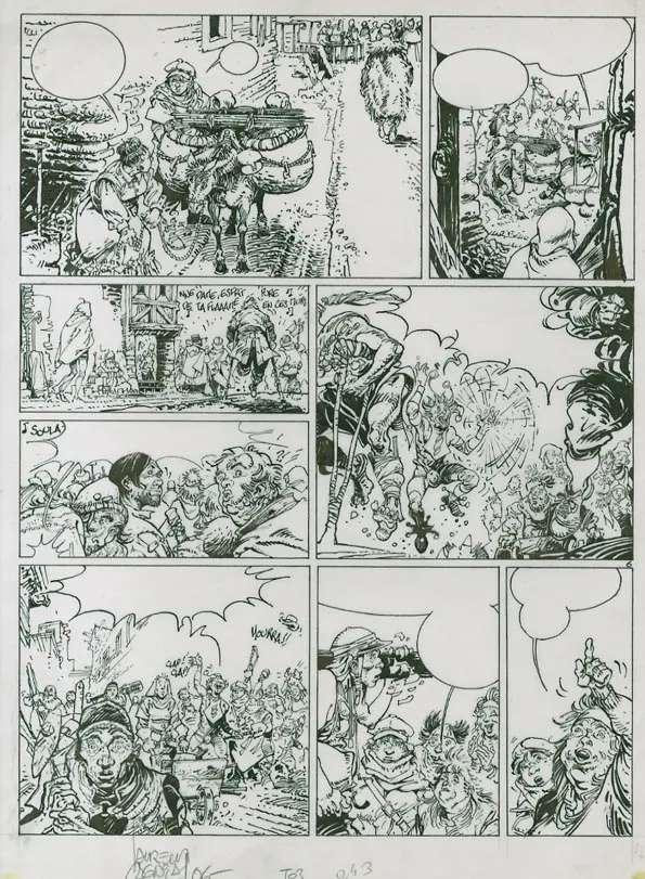 Planche noir et blanc, Vauriens, Justine des Dieux (T.3), Laurent Cagniat