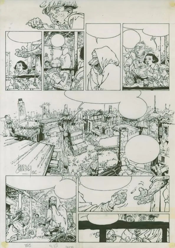 Planche noir et blanc, Vauriens, Justine des Dieux (T.3), Laurent Cagniat