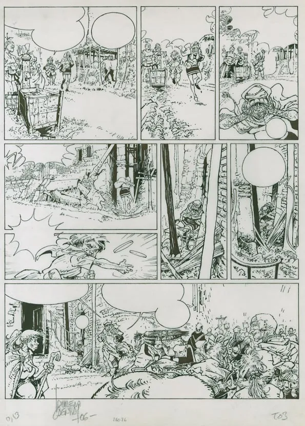Planche noir et blanc, Vauriens, Justine des Dieux (T.3), Laurent Cagniat