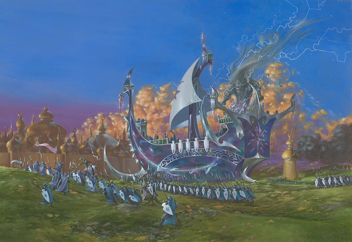 Illustration couleur, Chronopia , Adrian Smith