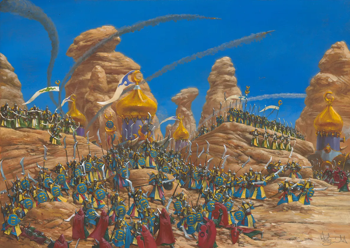 Colored illustration, Chronopia , Adrian Smith