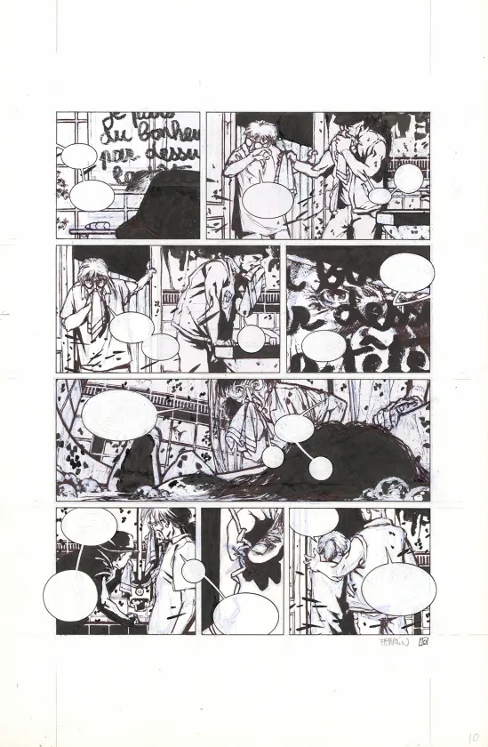 Planche noir et blanc, Après la guerre, Volume 1, Freddy Martin