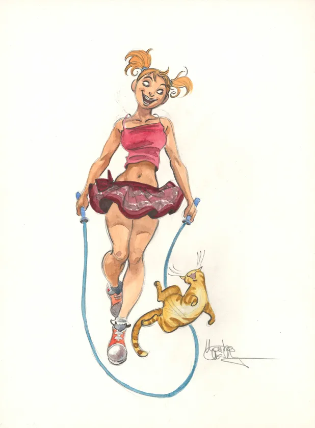 Illustration couleur, Talisman, Le Grimoire des Souhaits (T.1), Montse Martin