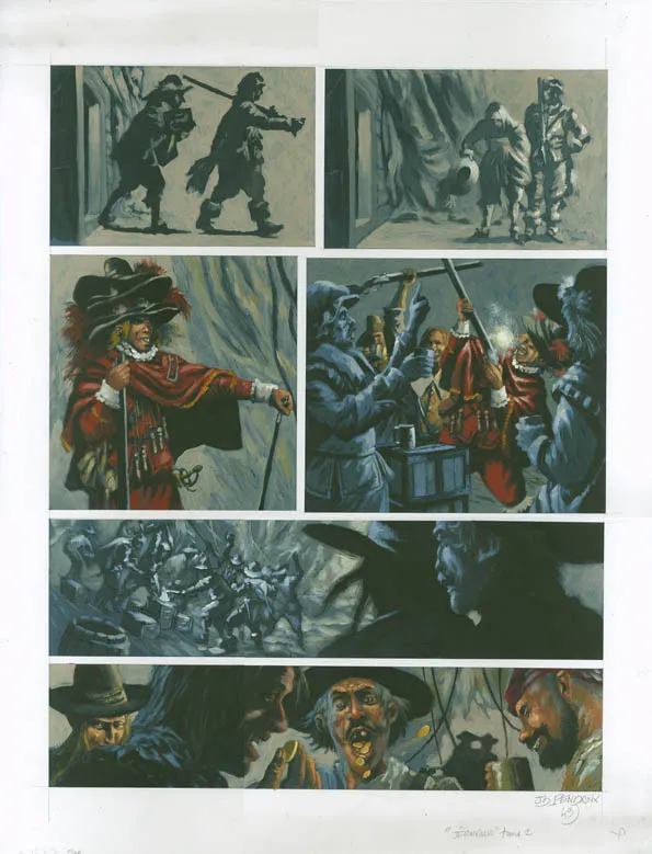 Planche couleur, Jéronimus, Deuxième partie (T.2), Jean Denis Pendanx