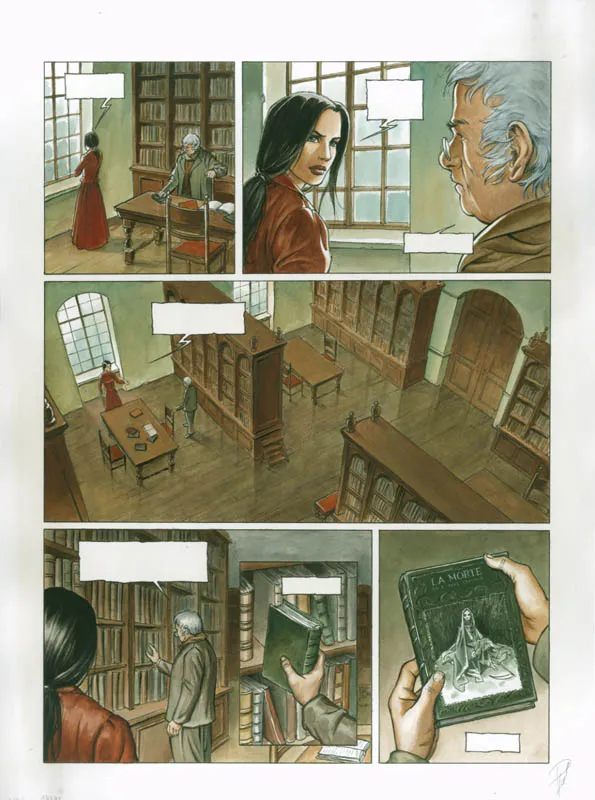 Colored original page, Les Contes de l'Ankou, Au Royaume des Morts ... (T.3), Laurent Paturaud