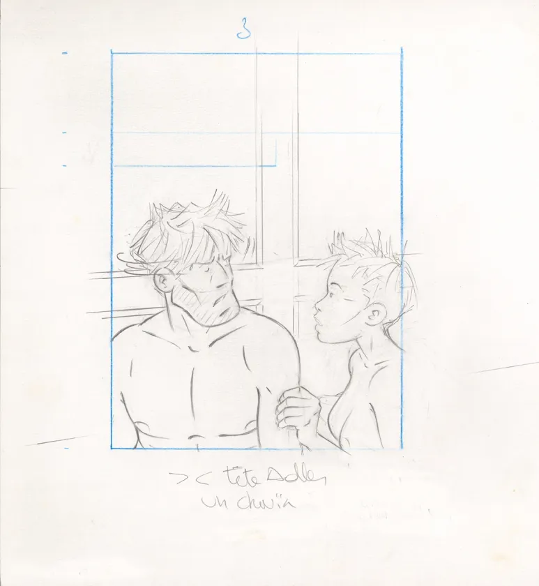Sketch, Adler, René Sterne