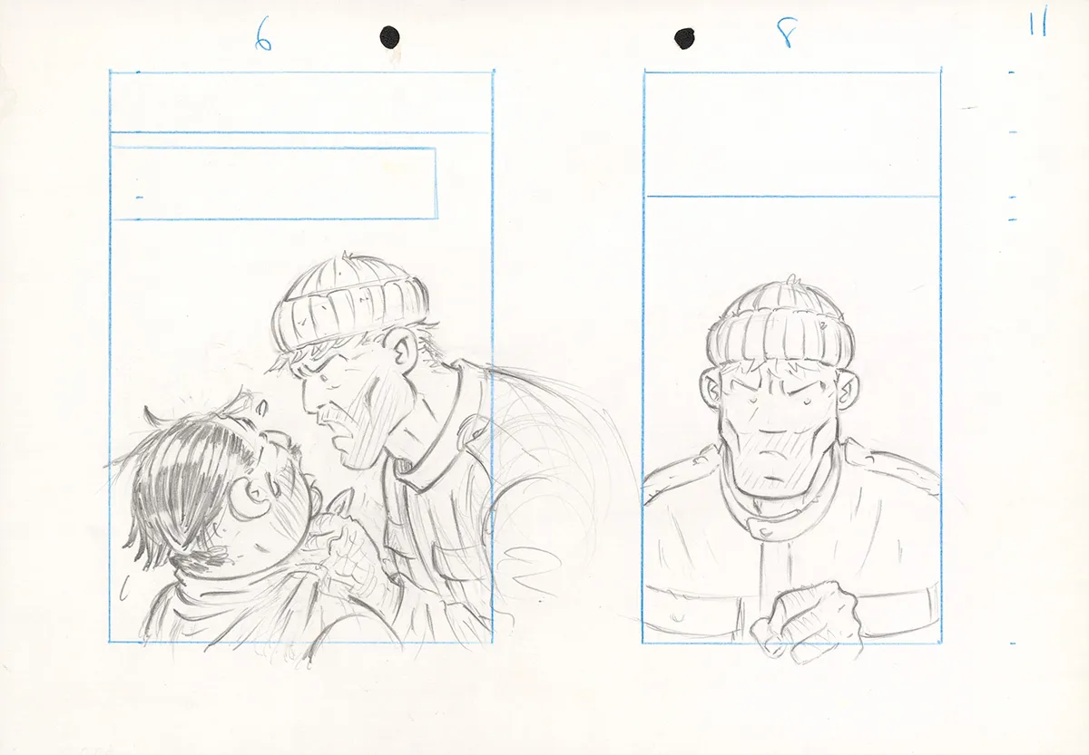 Sketch, Adler, Les Maudits (T.8), René Sterne