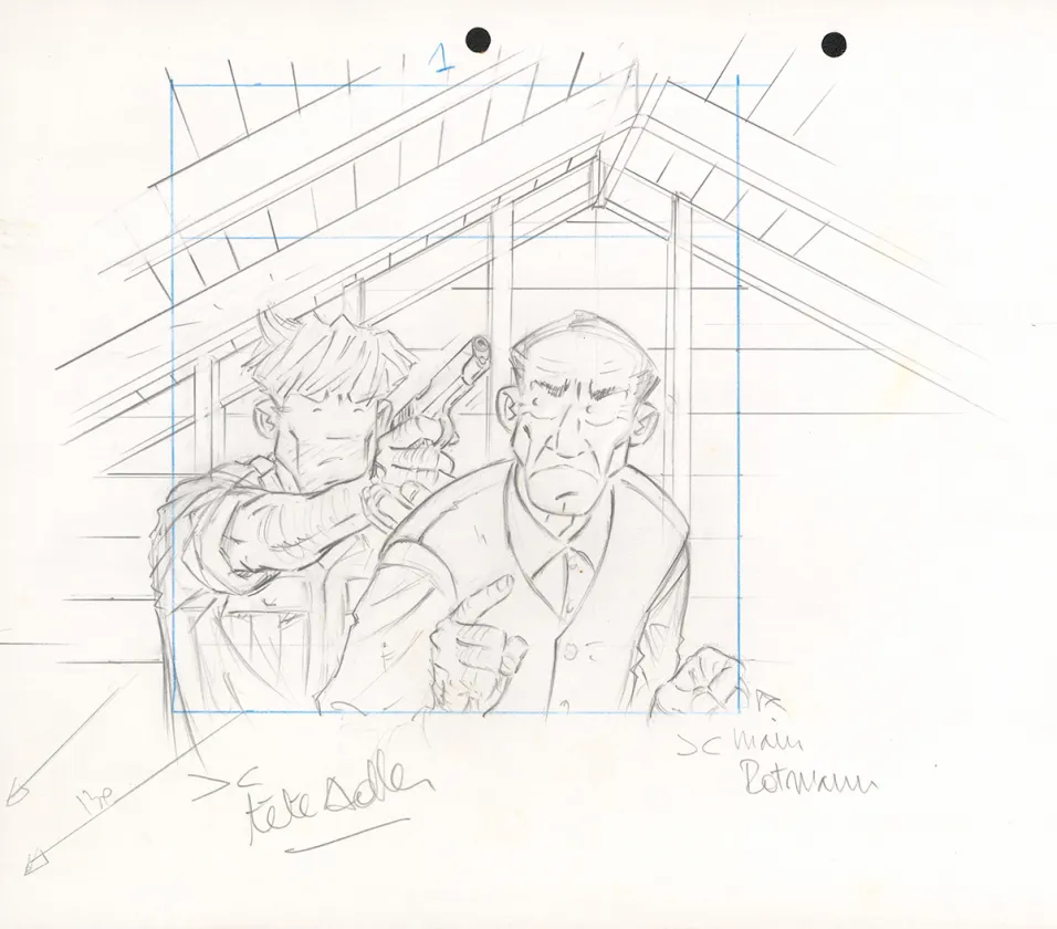 Sketch, Adler, Les Maudits (T.8), René Sterne