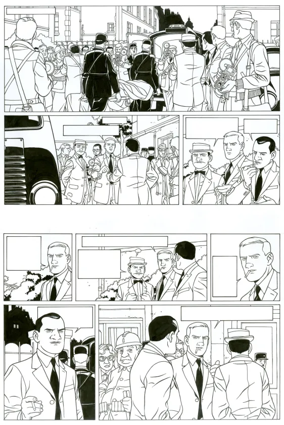 Planche noir et blanc, Kaplan & Masson, La théorie du chaos (T.1), Jean-Christophe Thibert
