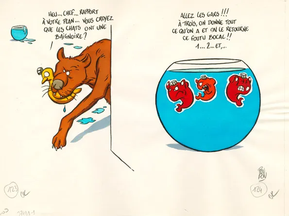 Illustration couleur, Le Fond du bocal, Nicolas Poupon