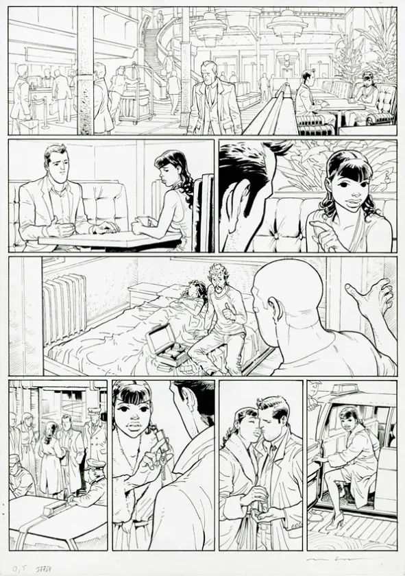 Planche noir et blanc, Ken games, Feuille (T.2), Marcial Toledano