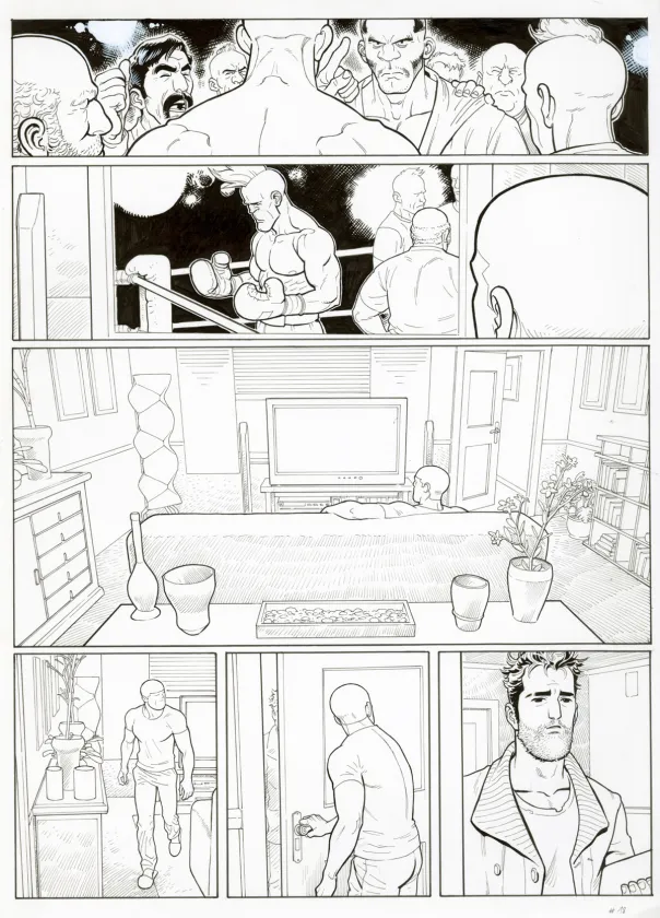Planche noir et blanc, Ken games, Ciseaux (T.3), Marcial Toledano