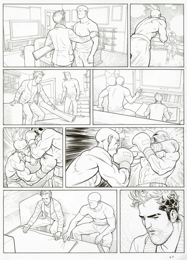 Planche noir et blanc, Ken games, Ciseaux (T.3), Marcial Toledano