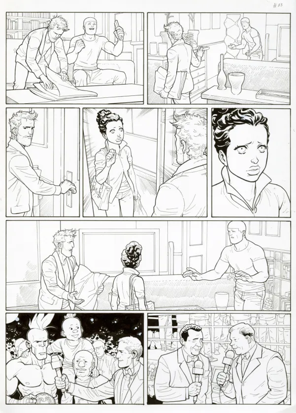 Planche noir et blanc, Ken games, Ciseaux (T.3), Marcial Toledano