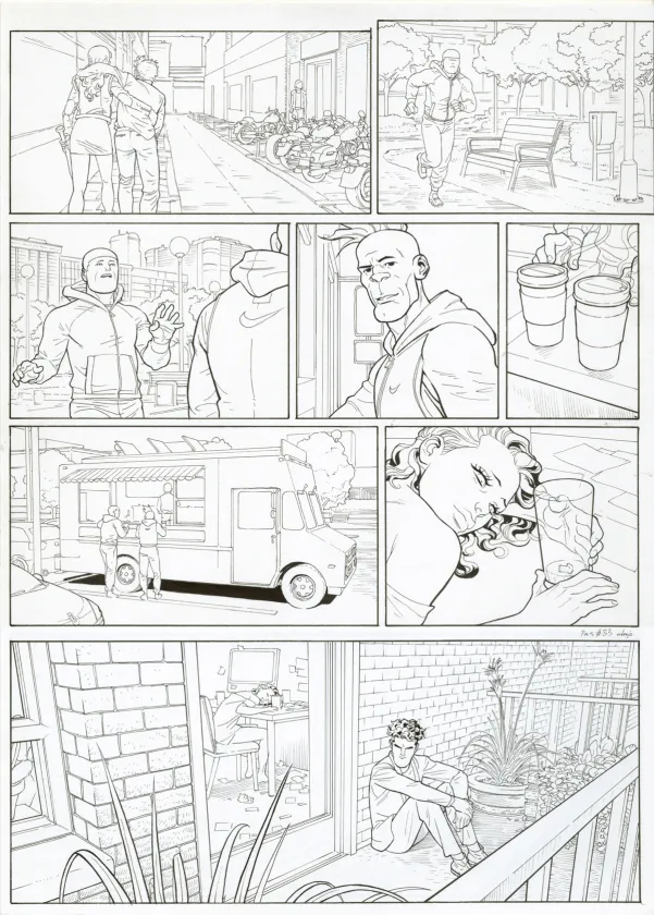 Planche noir et blanc, Ken games, Ciseaux (T.3), Marcial Toledano