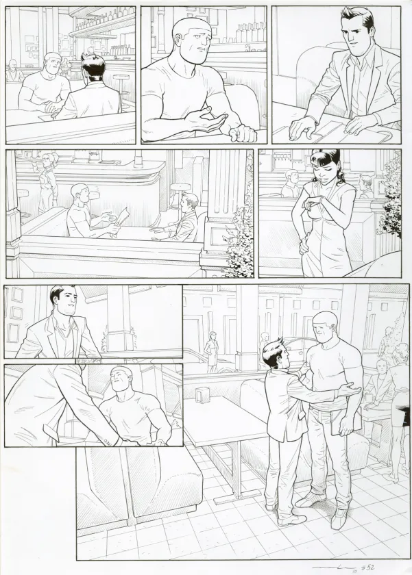Planche noir et blanc, Ken games, Ciseaux (T.3), Marcial Toledano
