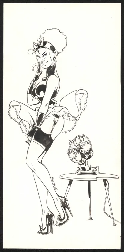 Illustration noir et blanc, Félix Meynet