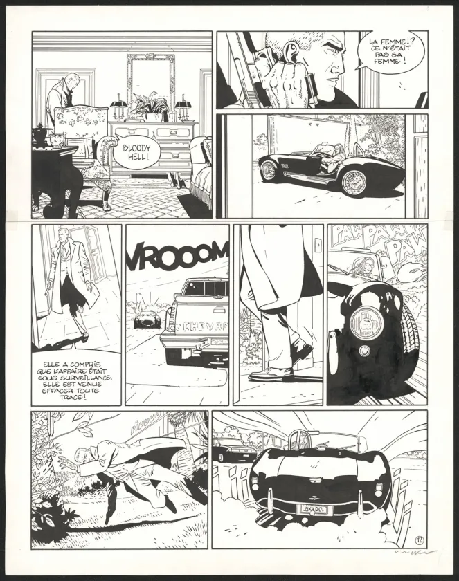 Planche noir et blanc, I.R.$., Silicia Inc. (T.5), Bernard Vrancken