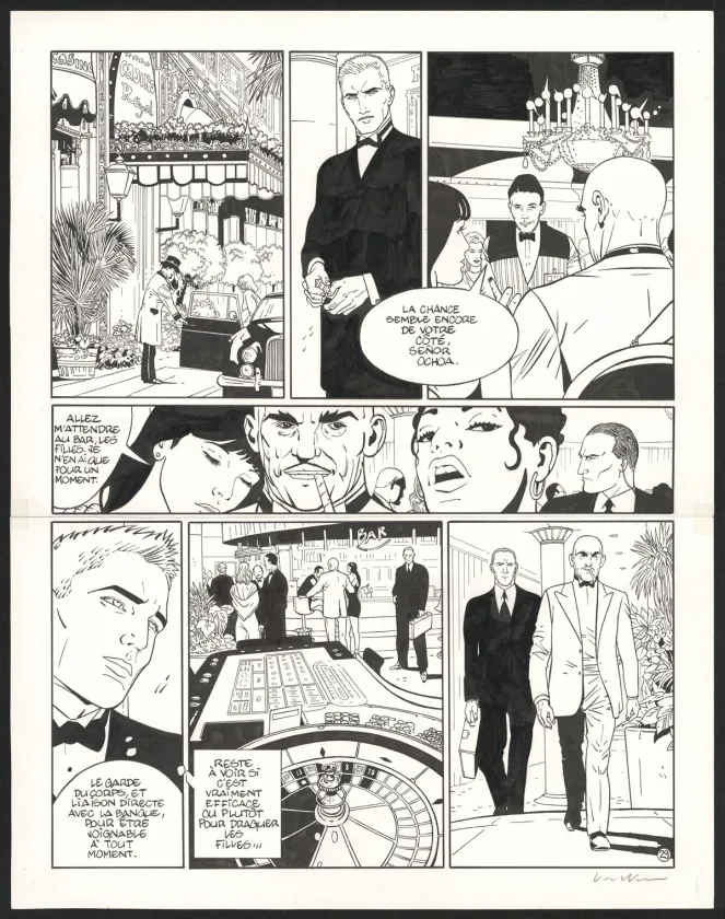 Planche noir et blanc, I.R.$., Silicia Inc. (T.5), Bernard Vrancken