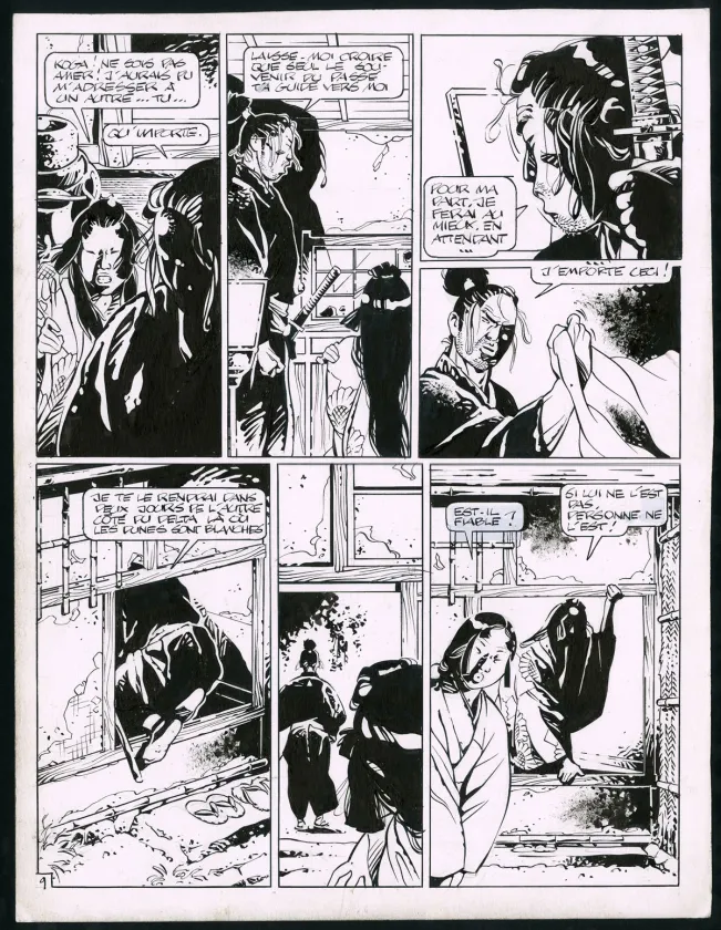 Planche noir et blanc, Kogaratsu, Marc Michetz