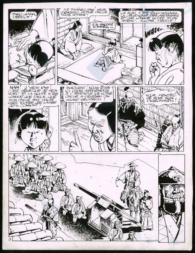 Planche noir et blanc, Kogaratsu, Marc Michetz