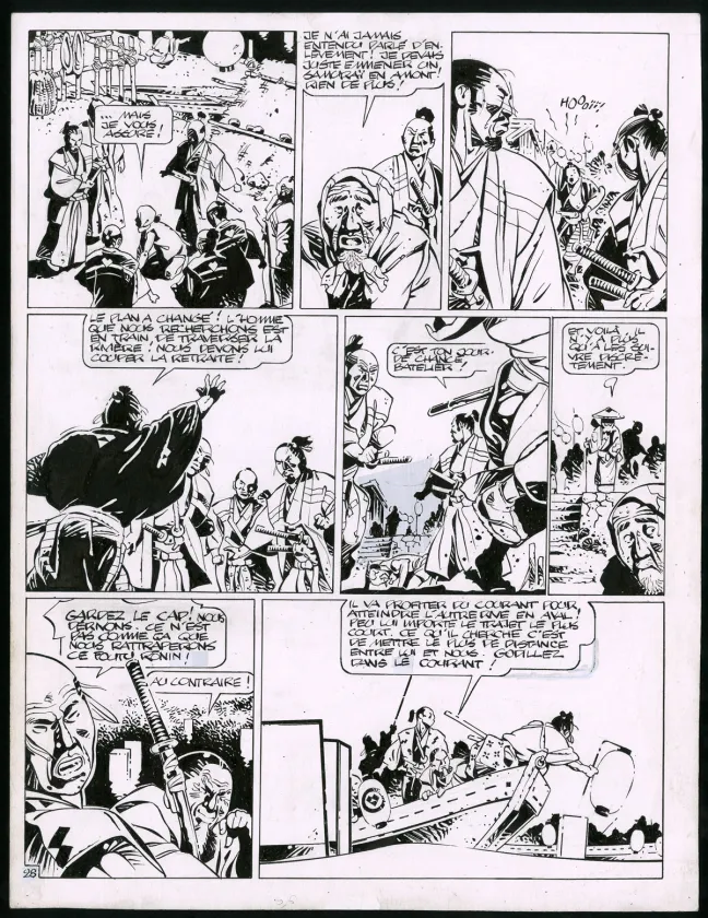 Planche noir et blanc, Kogaratsu, Marc Michetz
