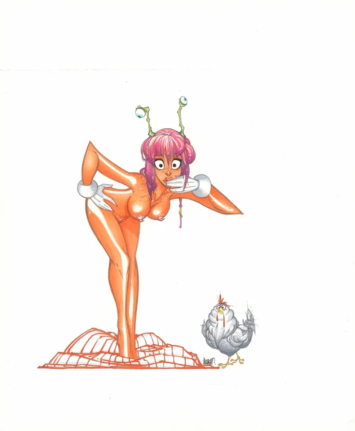 Colored illustration, Francisco Herrera