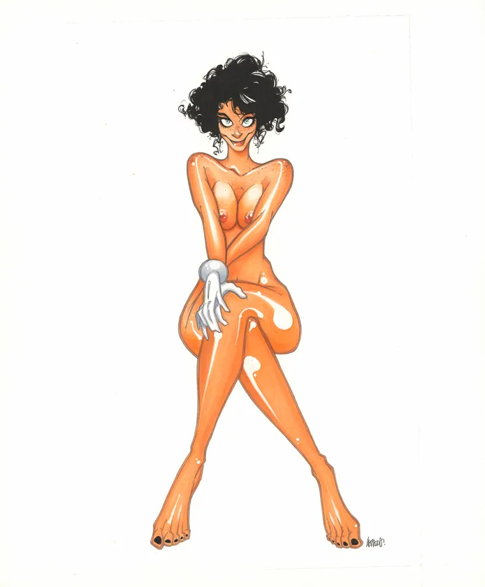 Colored illustration, Francisco Herrera
