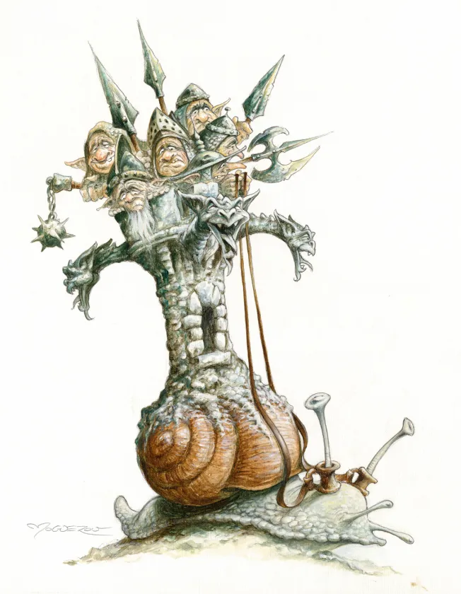 Illustration couleur, L'heure des fées, Pascal Moguérou