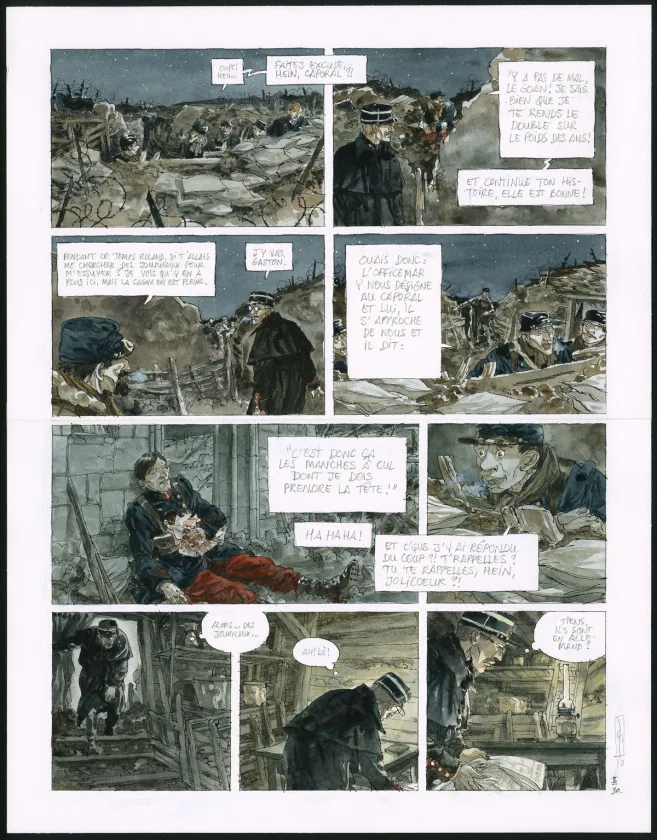 Planche couleur, Notre Mère la Guerre, Deuxième Complainte (T.2),  Maël