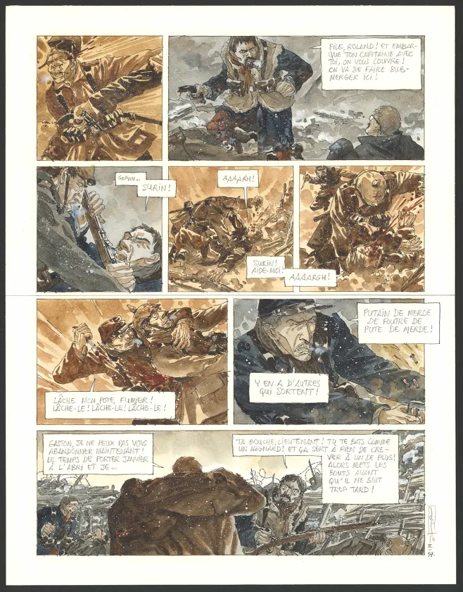 Planche couleur, Notre Mère la Guerre, Deuxième Complainte (T.2),  Maël