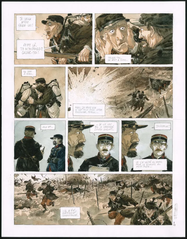 Planche couleur, Notre Mère la Guerre, Deuxième Complainte (T.2),  Maël