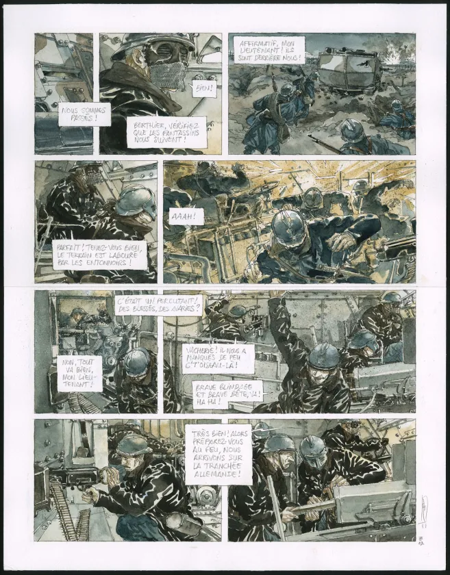 Planche couleur, Notre Mère la Guerre, Troisième Complainte (T.3),  Maël