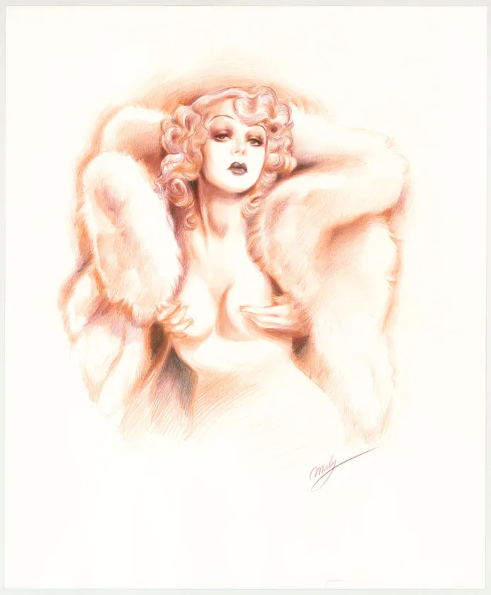 Illustration couleur, Pin-up Art, Maly Siri