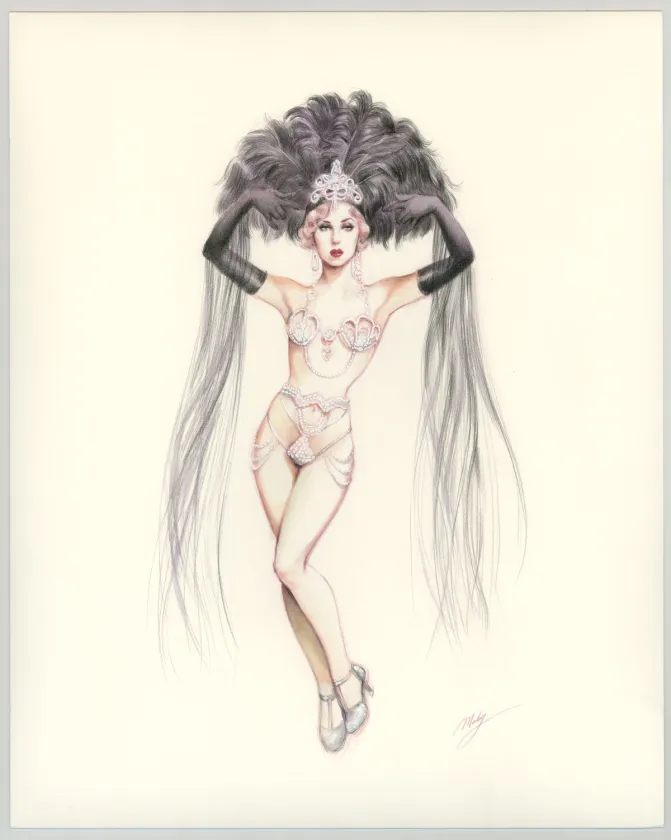 Illustration couleur, Pin-up Art, Maly Siri