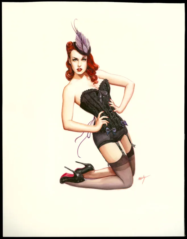 Couverture, Pin-up Art, Maly Siri