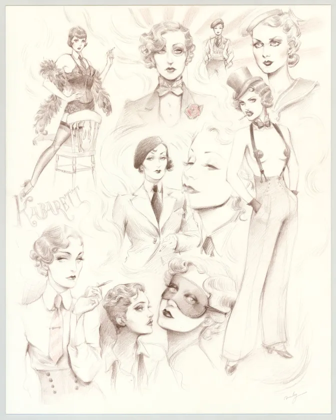 Illustration couleur, Pin-up Art, Maly Siri