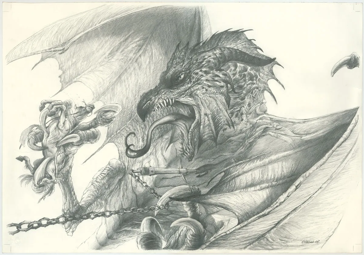 Crayonné, L'Univers des dragons, Premiers Feux (T.1), Emmanuel Civiello