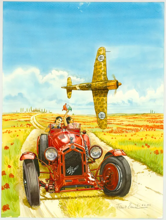 Illustration couleur, Franz Zumstein