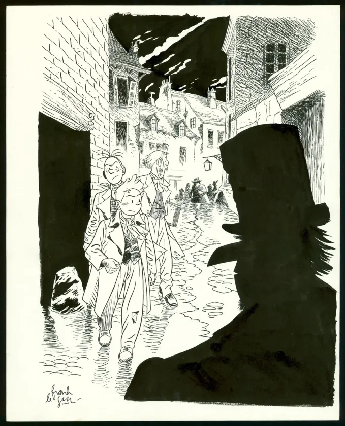 Cover project, Une Aventure de Spirou et Fantasio, Les Marais du temps (T.2), Frank Le Gall
