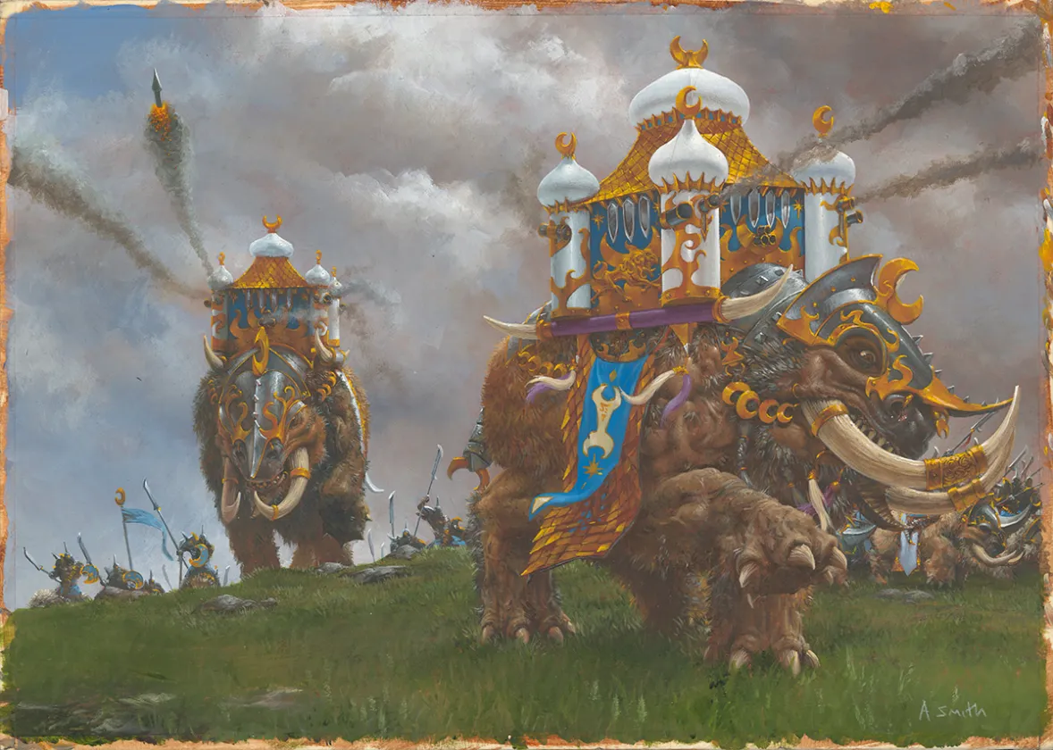 Colored illustration, Adrian Smith