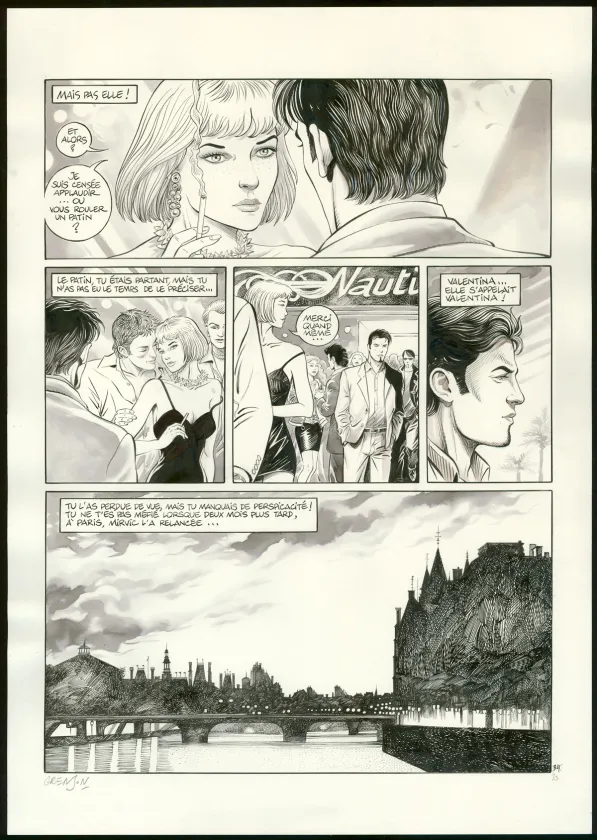 Planche couleur, Niklos Koda, L'Océan (T.12), Olivier Grenson