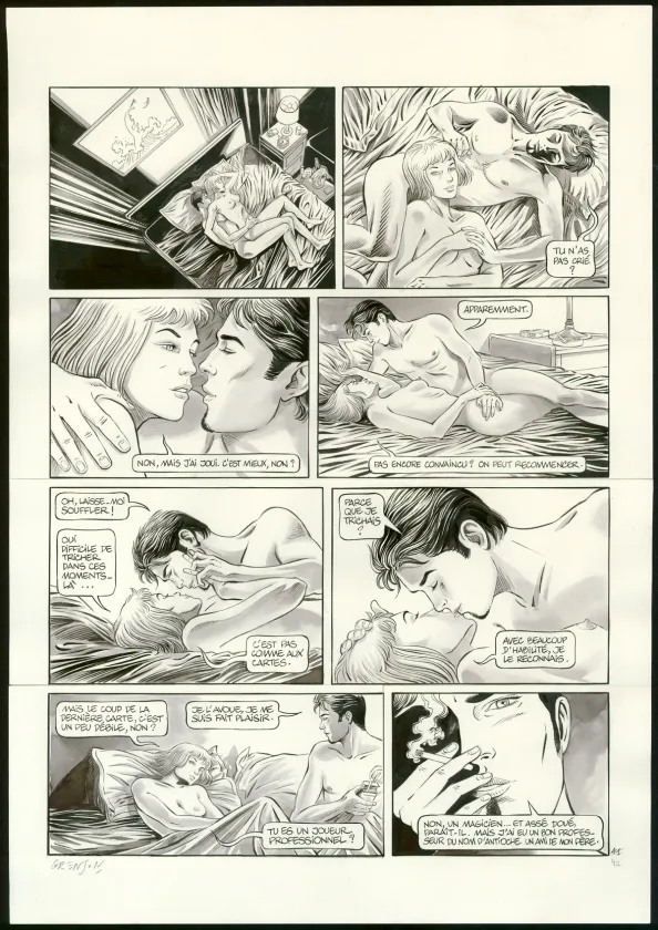 Colored original page, Niklos Koda, L'Océan (T.12), Olivier Grenson