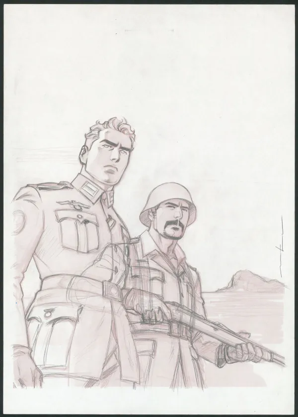 Illustration noir et blanc, WW 2.2, Marcial Toledano