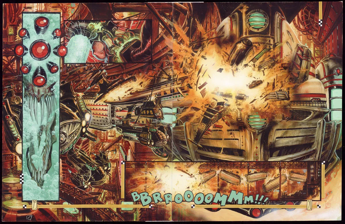 Planche couleur, Sha, Soul Vengeance (T.3), Olivier Ledroit