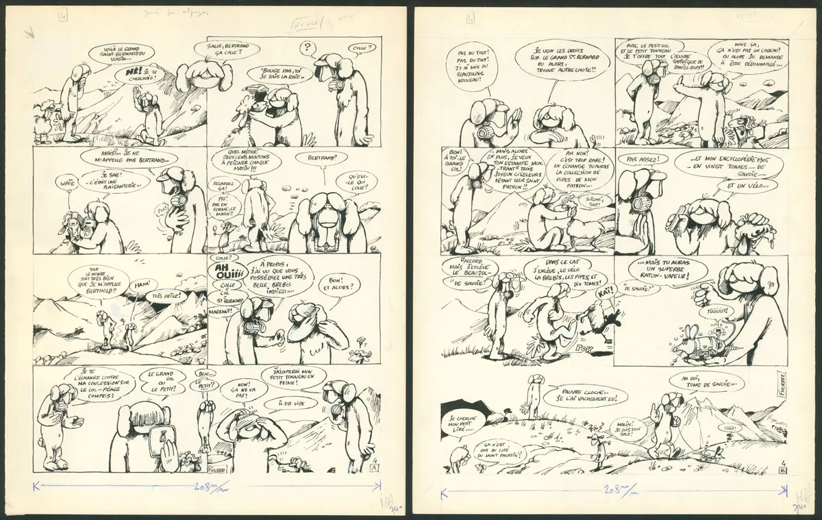 Planche noir et blanc, Le Génie des alpages , Le génie des alpages (T.1),  F'murr